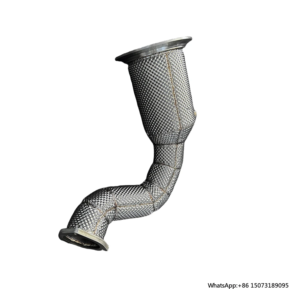 

Выхлопная труба (даунпайп) для 3.0T 2017-2020, высокопроизводительная, из нержавеющей стали SS304, с открытым потоком, для выхлопных систем