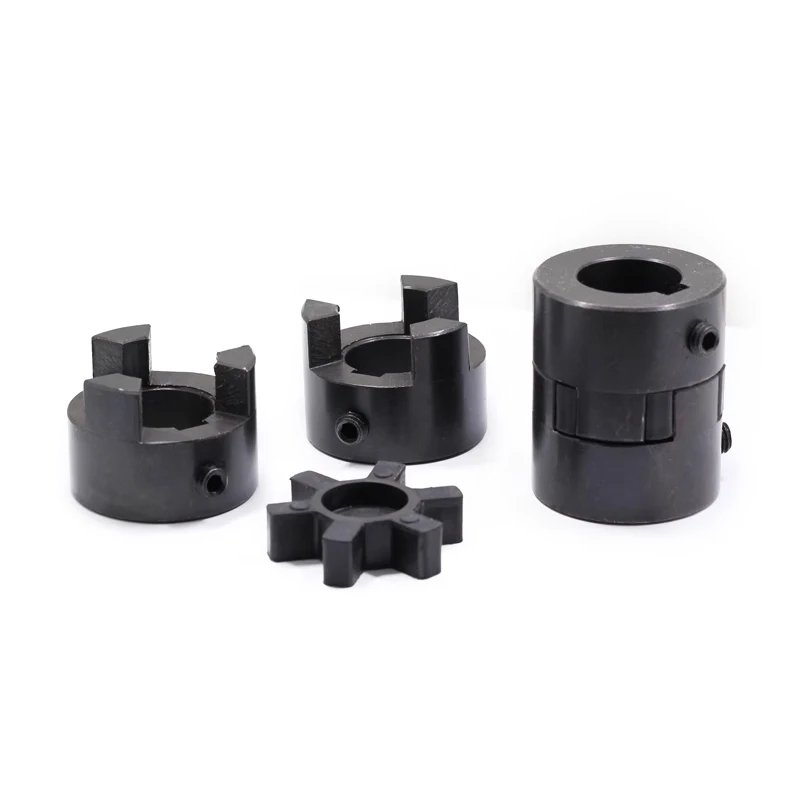L-Type Coupling L100 D65L88 Inner Hole 15-40mm 45#Steel Coupling High Torque CNC Machine Engraving Machine