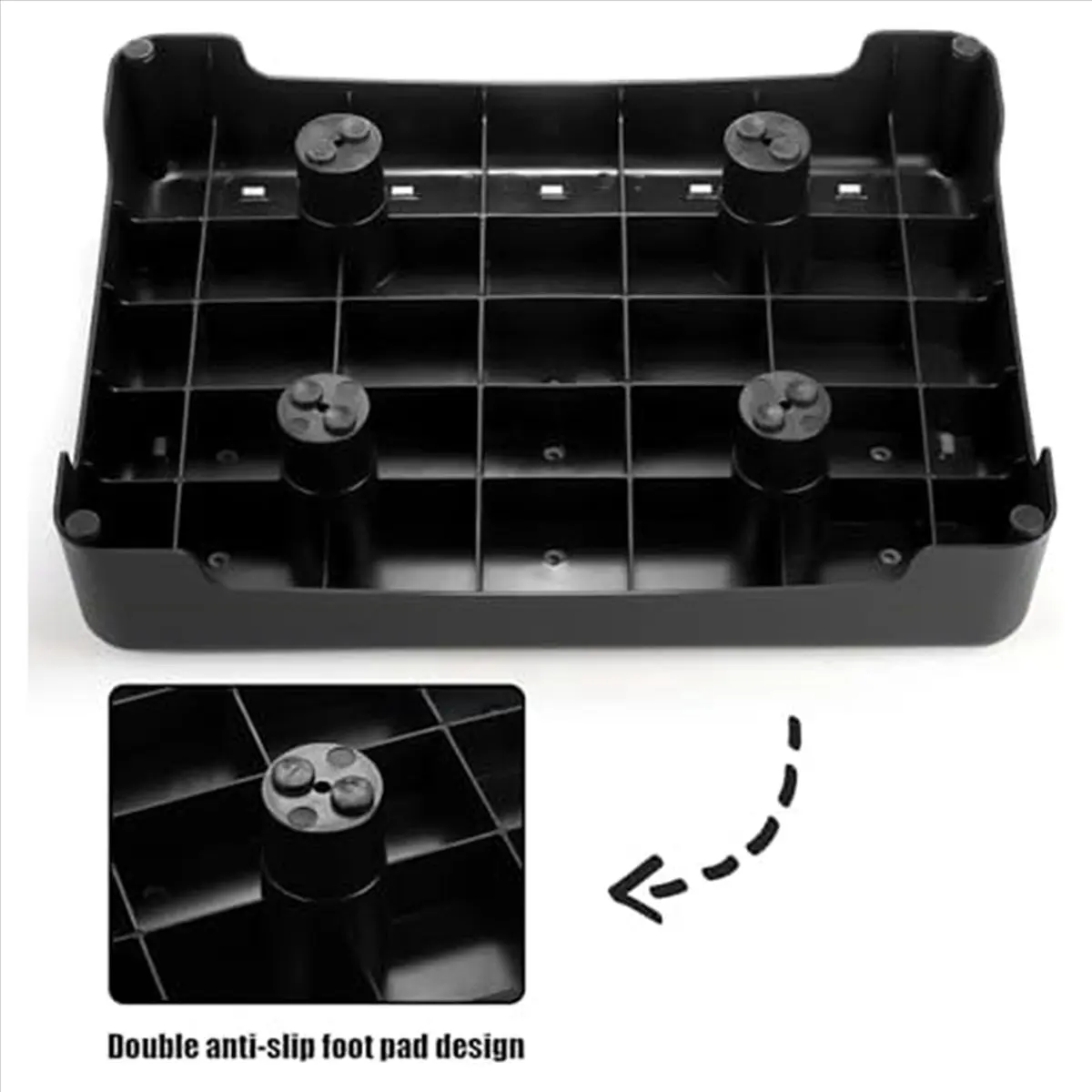 A06K 2X One Step Stool for Adults and Elderly, Non-Slip Mobility Stepping Stools, Safety High Rise Stairs, Portable Platform