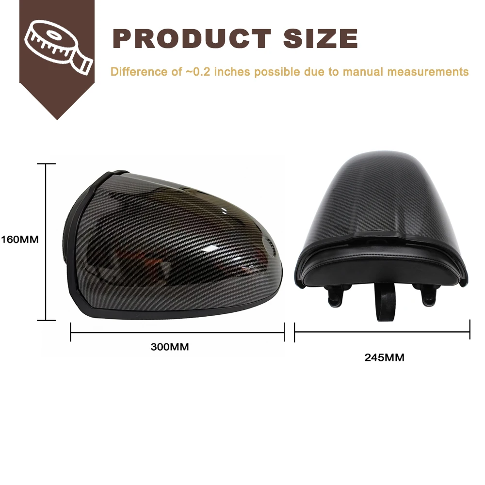 R9T Motorcycle Rear Seat Cover Cowl Tail Fairing Hump Pillion 2.5L Trunk Storage Box For BMW R NineT RNINET RACER PURE 2014-2023