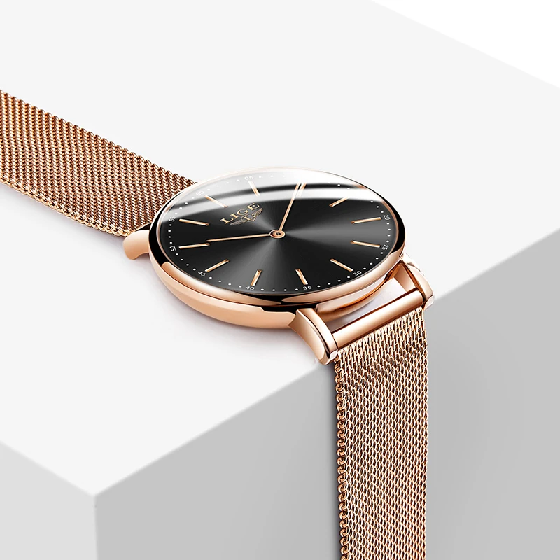 Luxury Rose Gold Watch Women Bracelet Watches Top Brand Ladies Casual Quartz Watch Steel Women's Wristwatch Montre Femme Relogio