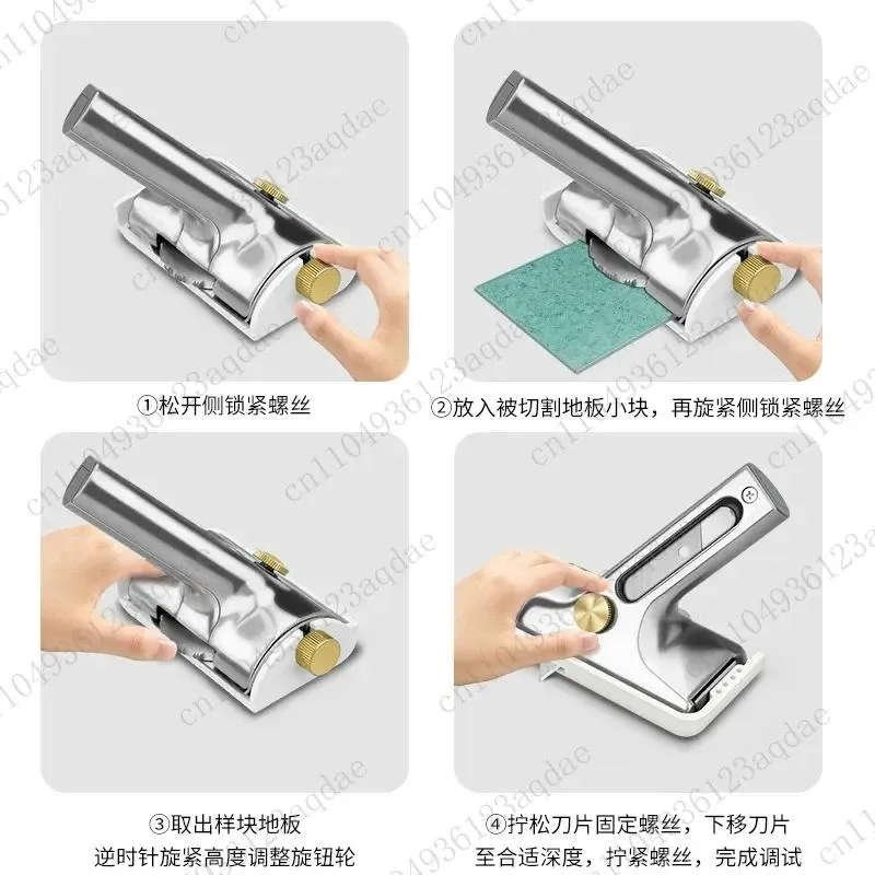 PVC Plastic Floor Edge Pusher, Floor Plastic Floor Leather Construction, Manual Corner Trimming, Closing Push Knife, Push