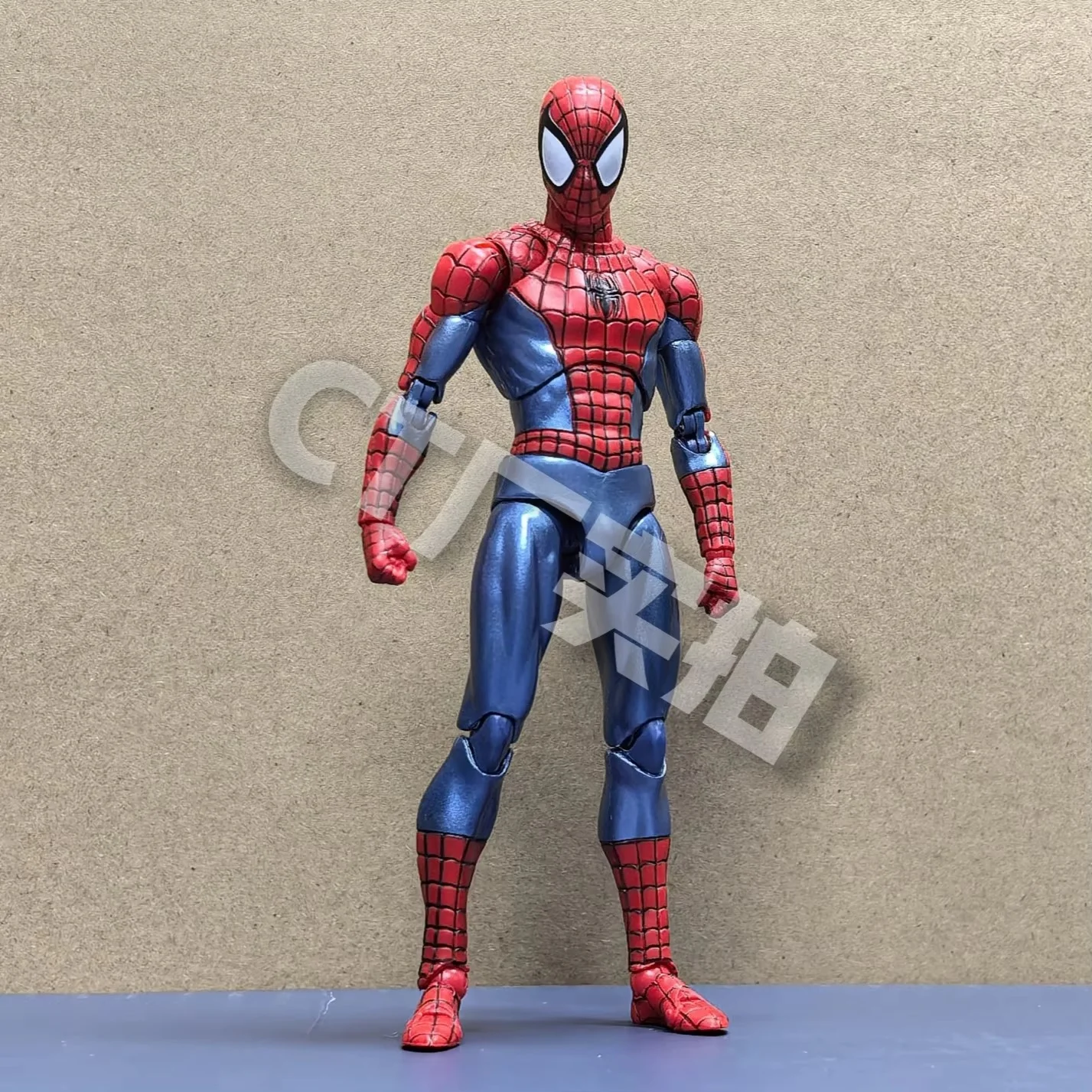 Ct Toys Spider-Man Mafex 075 الشكل Anzing Spiderman Comic Ver Mafex 185 عمل الشكل تمثال نموذج لعب الاطفال هدية #6