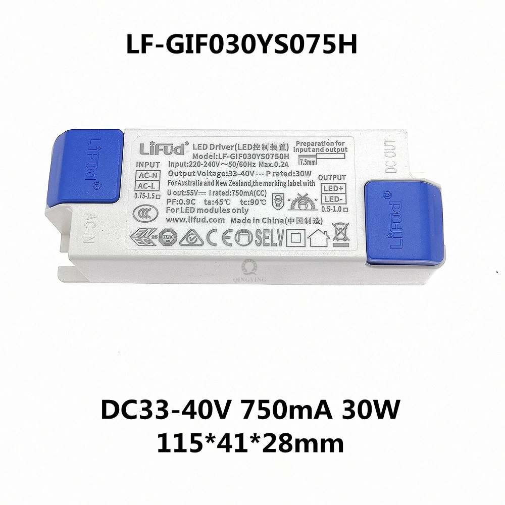 Lifud Led Driver Ym Ys Serie 25-42V 800ma 900ma 1000ma 1050ma 1200ma 1300ma 1400ma 1500ma 40-60W Led Voeding Transformator