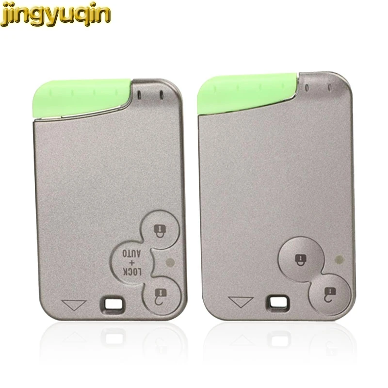 

Jingyuqin 2/3 Buttons Smart Card Key Shell FOB For Renault Laguna Espace 2001 2002 2003 2004-2009 Protective Case With Blade