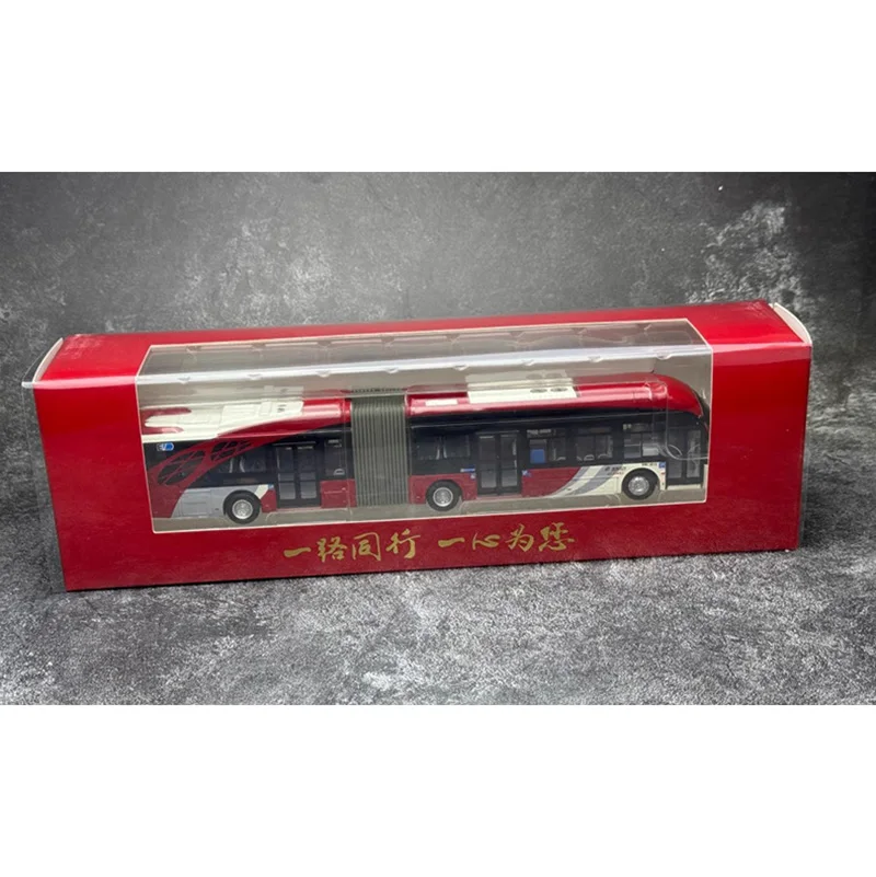 Escala 1:64 Beijing Articulado Ônibus Liga Modelo de Carro Coleção Ornamentos Decoração Brinquedo