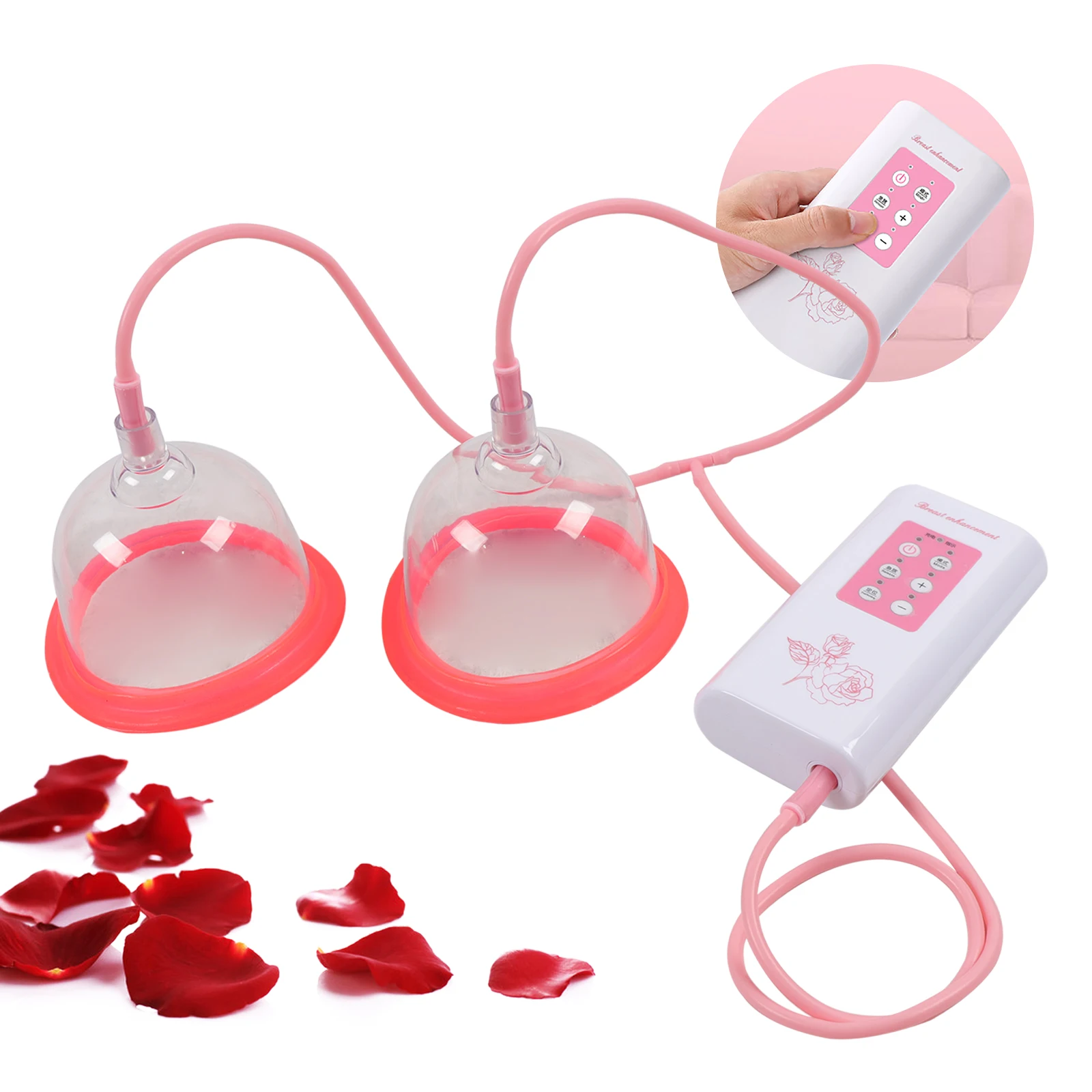 Electric 110-220V Home Use Vacuum Pump Breast And Boobs Enlarger Enhancer Devices Beauty Breasts Big Breast Massager