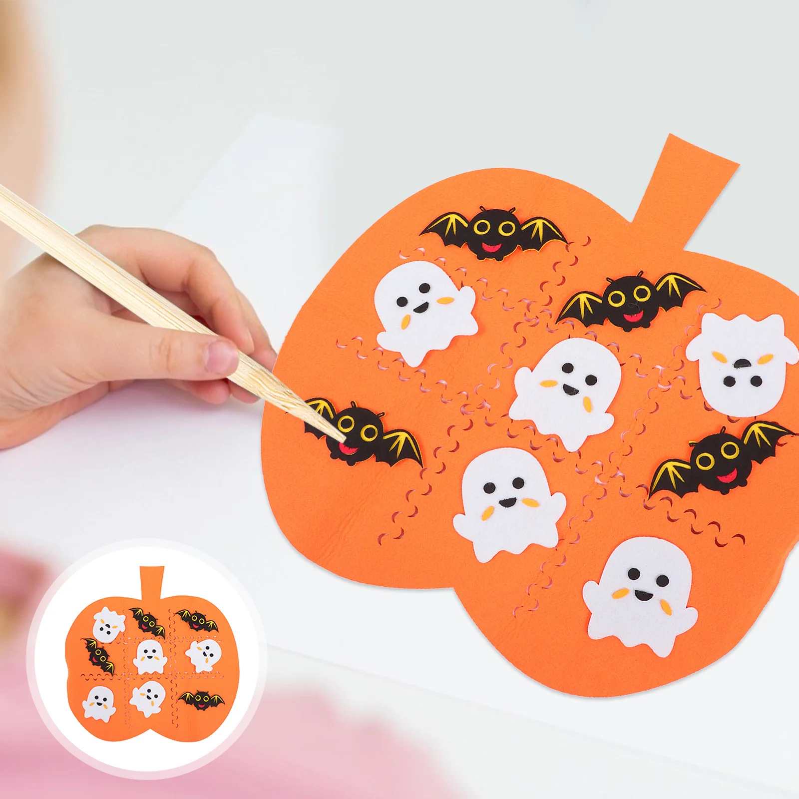 

Mat Compact Foldable Kids Puzzle Board Educational For Travel Car Trip Halloween Party Favor Cognitive Learning