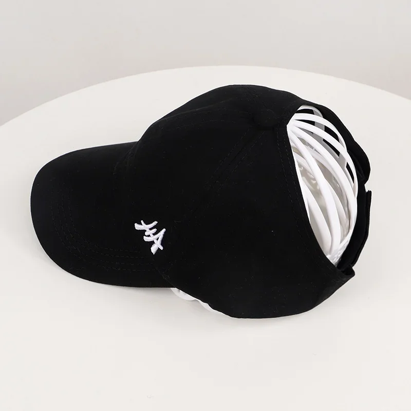 2024 New High Ponytail Baseball Cap for Women Girls Summer Sports Cap Fashion Casual Solid Color Cap Sun Hat with Ponytail Hole