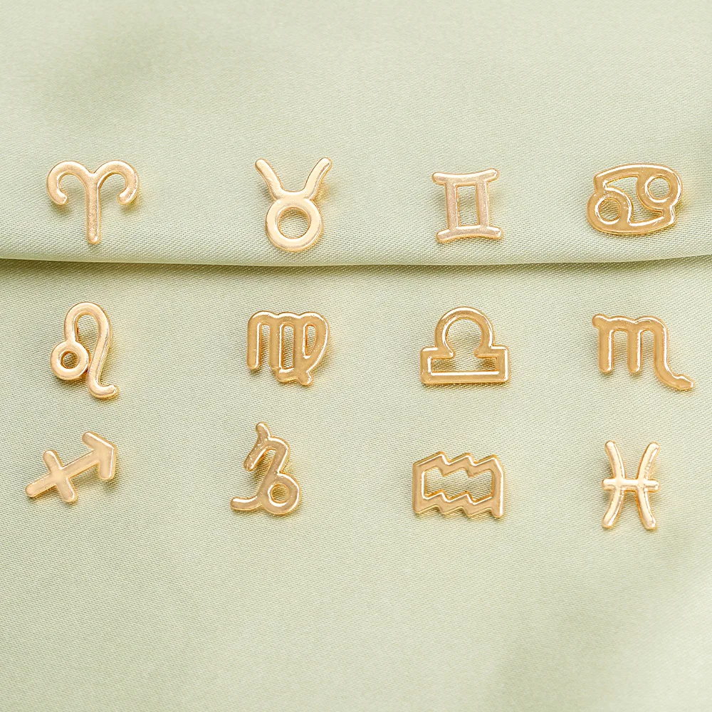 

The best-selling personalized constellation jewelry diy alloy jewelry accessories and fashionable clothing accessories