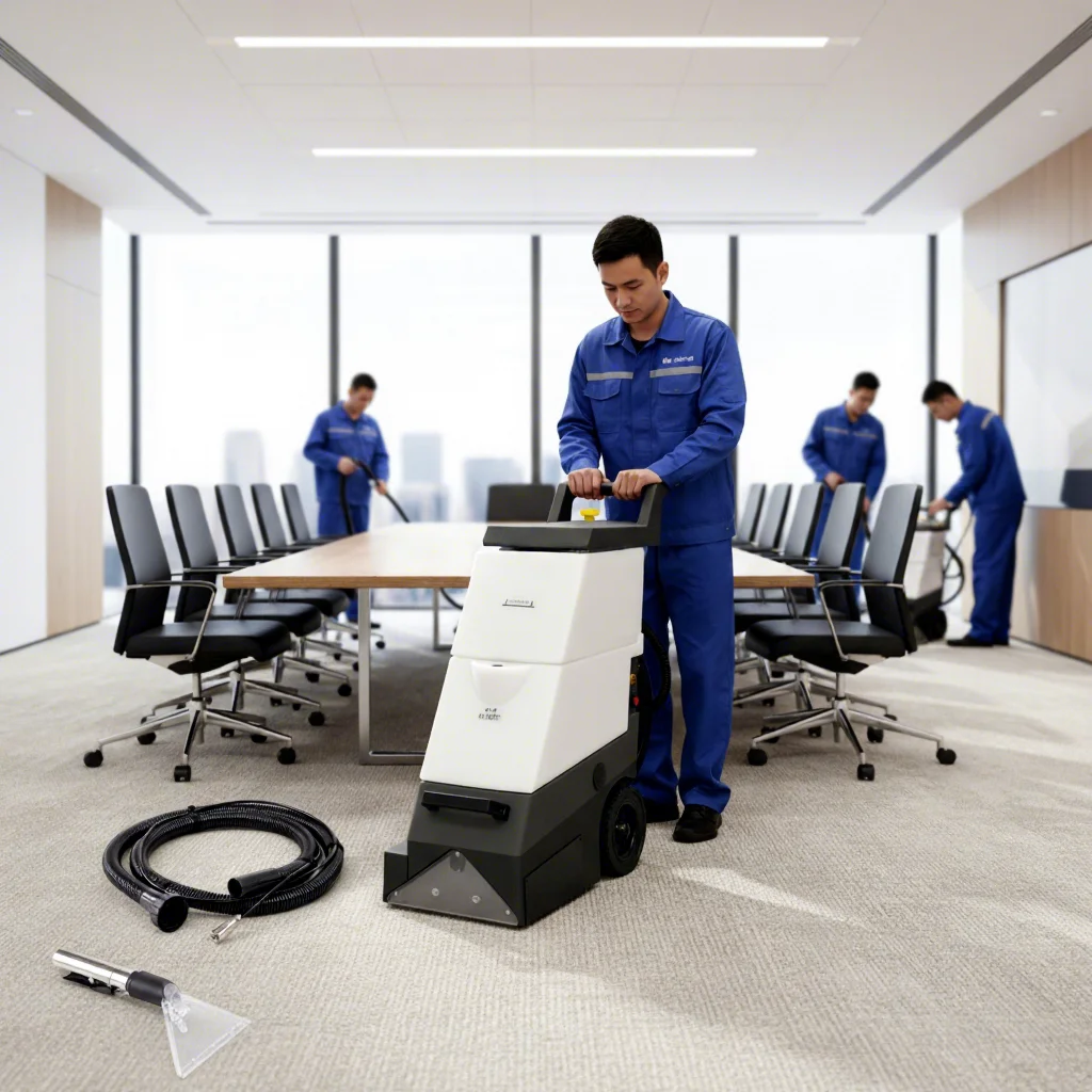 NC-EZ-15 Commercial Heated Carpet Cleaner 110V 220V Electric Extractor For Detailing Home Use Plastic Pump Carpet Extractor
