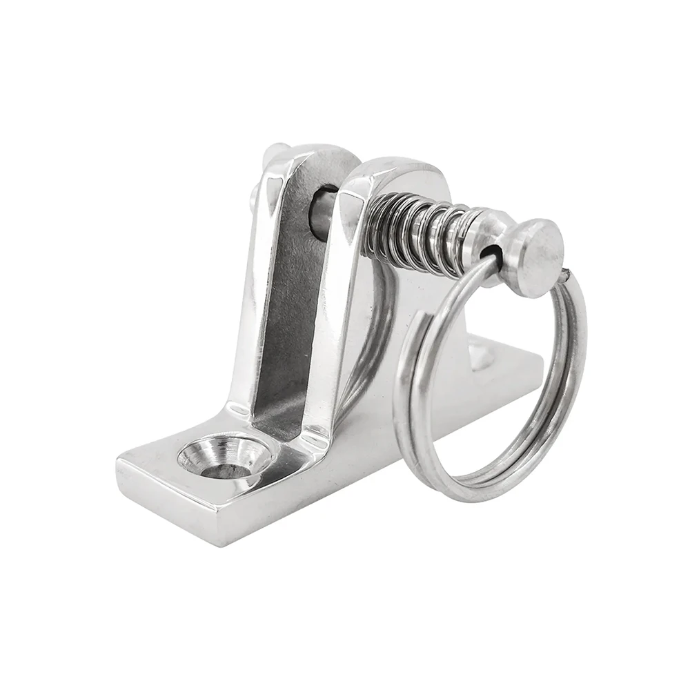 90 ° مفصل سطح القارب مع دبوس وحلقة سريعة التحرير 316 من الفولاذ المقاوم للصدأ بيميني علوي مناسب لمفصل القارب ملحقات بحرية #3