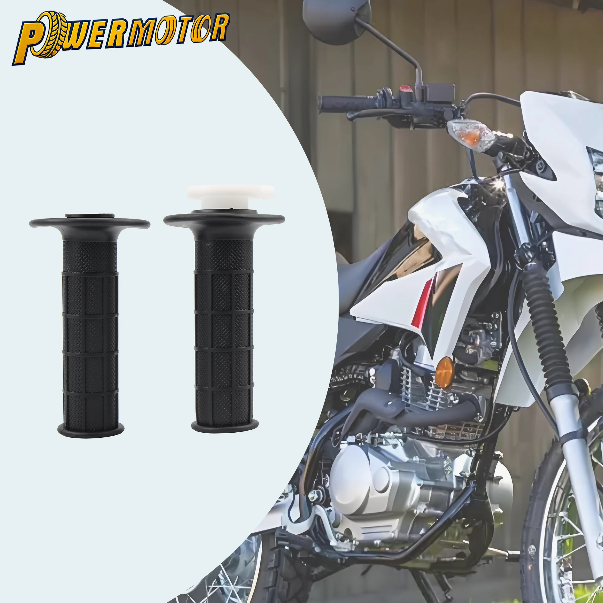 

Motorcycle 22mm Throttle Hand Grips For Yamaha Honda CRF SXF 110-125CC Scooter ATV UTV Dirt Bike Universal Accessories Enduro