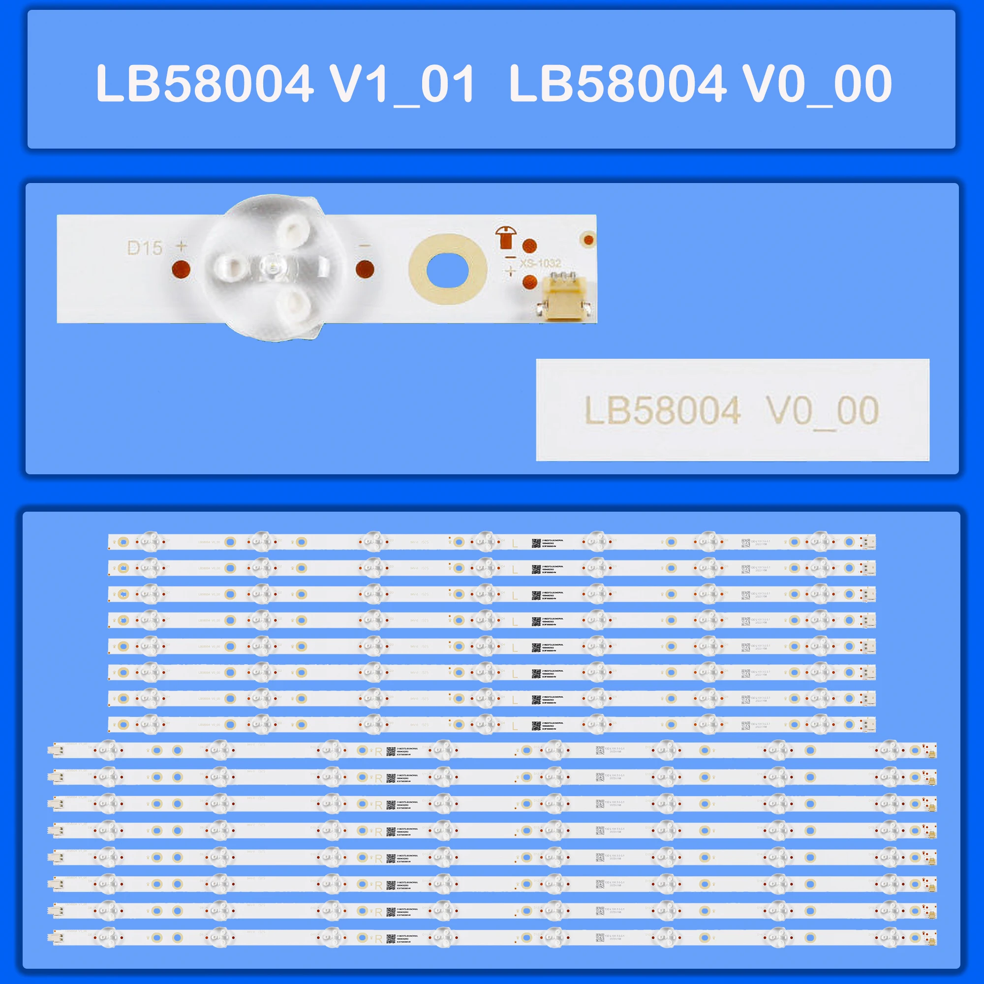 LED Backlight Strip For 58PUS7354 58PUS6804/12 58PUS6805/62 58PUS7304/12 58PUS6754 58PUS8556/12 58PUS9006 58PUS8536/12