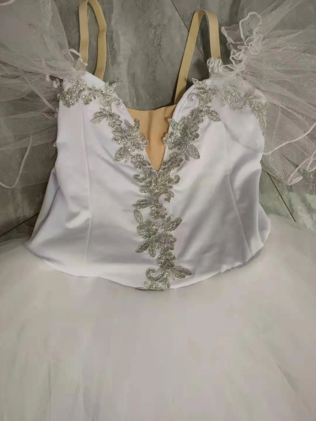 Trắng Dài Ballerina Đồ Quần Áo Tutus Dành Cho Các Cô Gái Trẻ Em Phụ Nữ Trưởng Thành Ba Lê VÁY ĐẦM Chuyên Nghiệp Tutus Ballerina Trang Phục Mặc