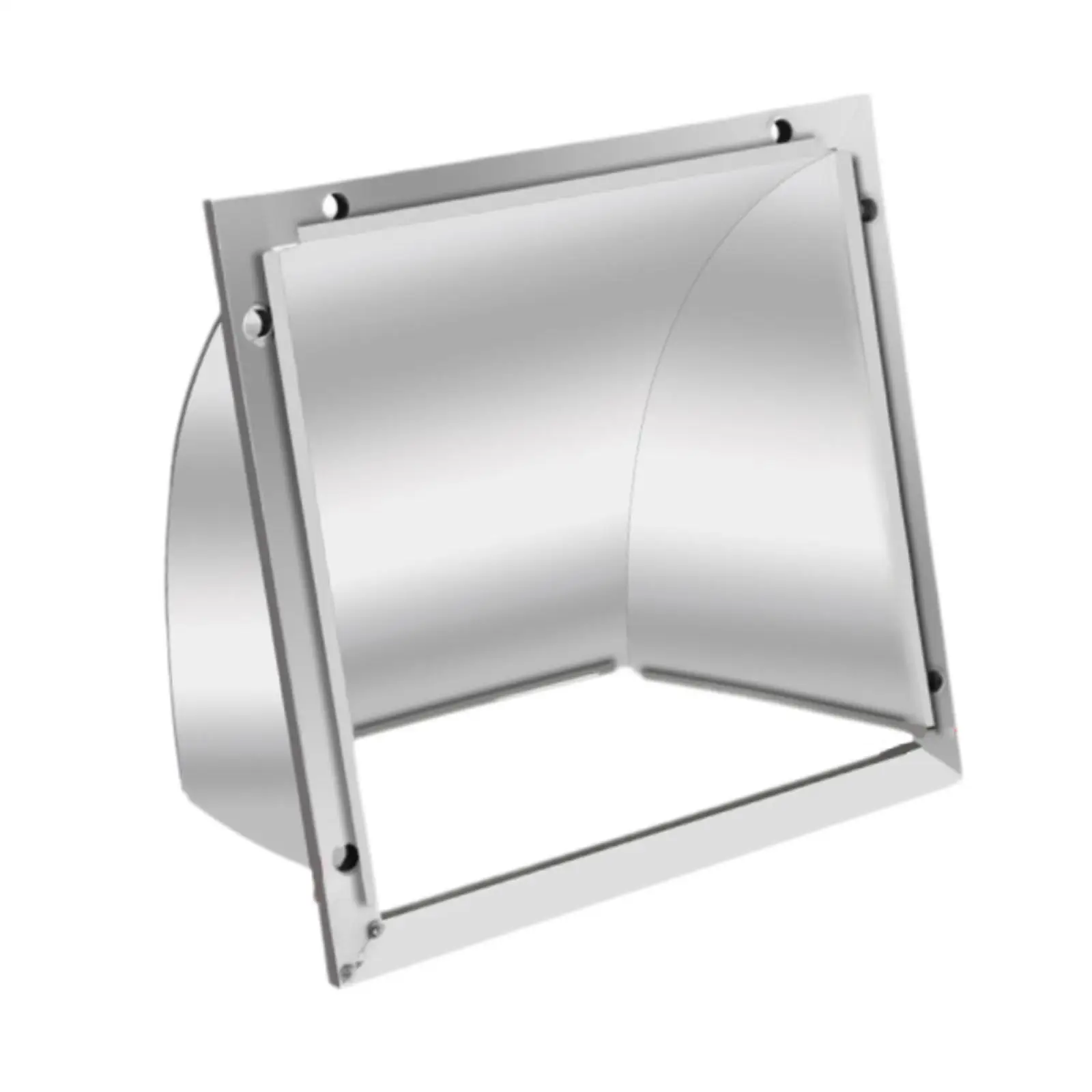 Durable Stainless Steel Wall Vent Cap Dryer Exhaust Cover Wide Mouth Design Easy Mounting for Basement Workshop Home Ventilation