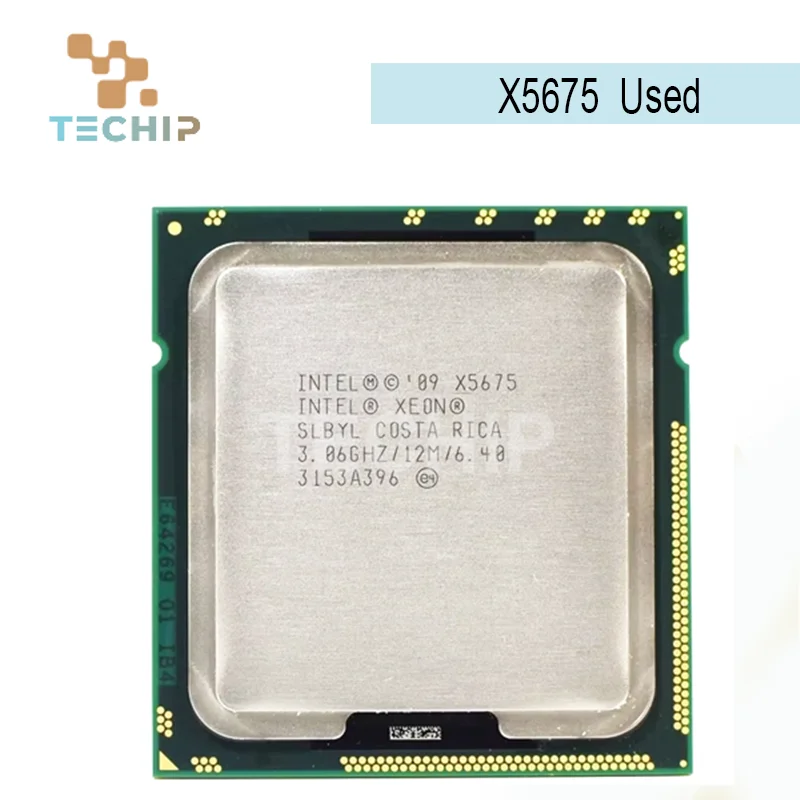 Processador Intel Xeon X5675, 100% Original, 6 Núcleos, Cache de 12M, 3,0 GHz, LGA1366, CPU 95W