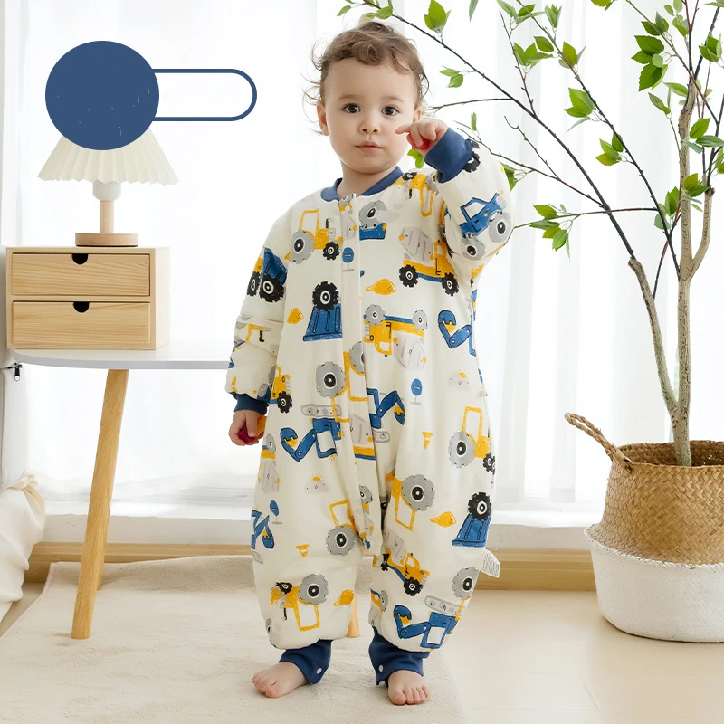 

Осенние и зимние детские спальные мешки с разрезами и съемными рукавами для мальчиков и девочек, детский спальный мешок