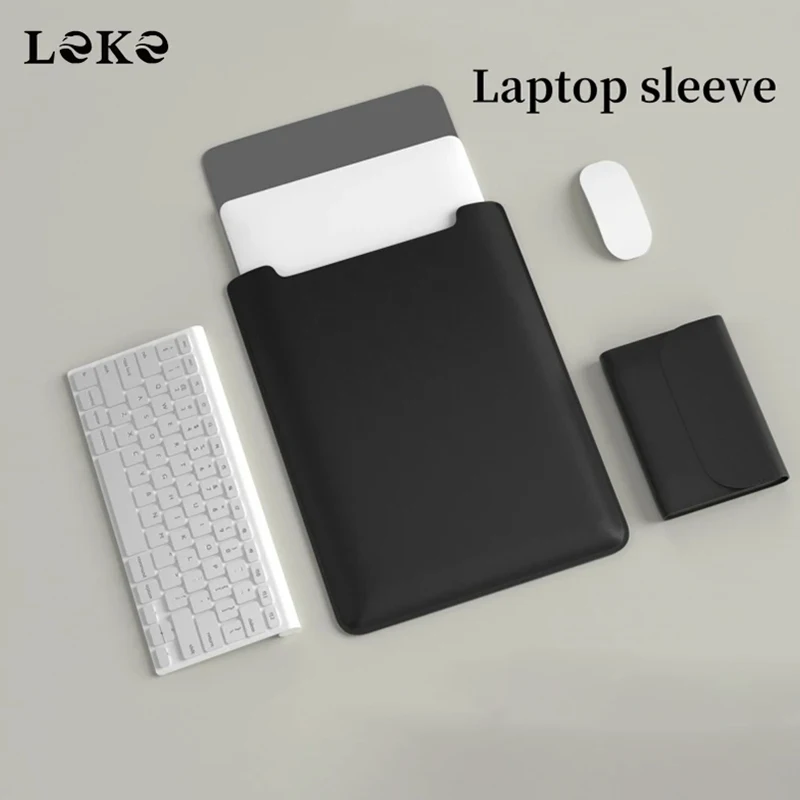 15.6 Inch Laptop Case Waterproof with Separate Tablet Pocket Compatible for MacBook Durable Shockproof Cover for Travel Business