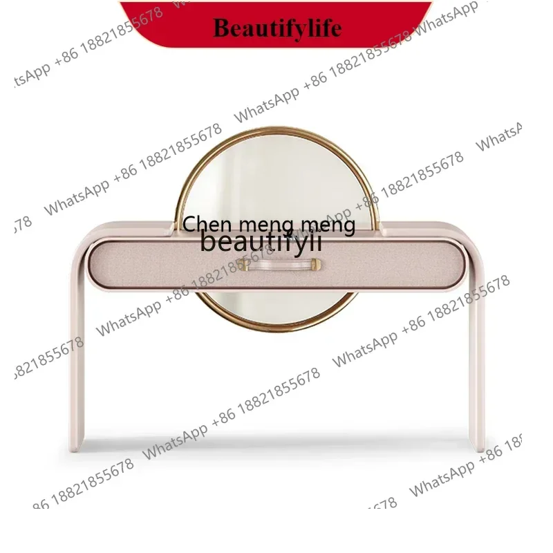 G153 57 Model room bedroom dresser simple small high-end light luxury makeup table dresser integrated
