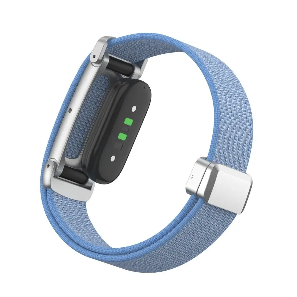 Nylon Sport Band Breathable Magnetic Fitness Tracker Strap Soft Adjustable Replacement Wristband for Google Fitbit Air