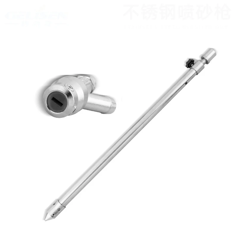 

Ultra-High Pressure Stainless Steel Sandblasting Gun For 500bar High Pressure Washer Clean Oil Paint Rust Sandblaster Attachment