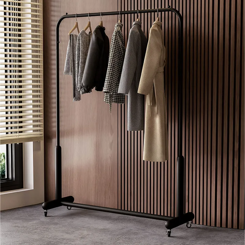 

Вешалка для одежды, напольная вешалка для одежды от пола до потолка в спальню, роскошная витринная стойка для магазина одежды, вешалка для женской одежды, кованая.