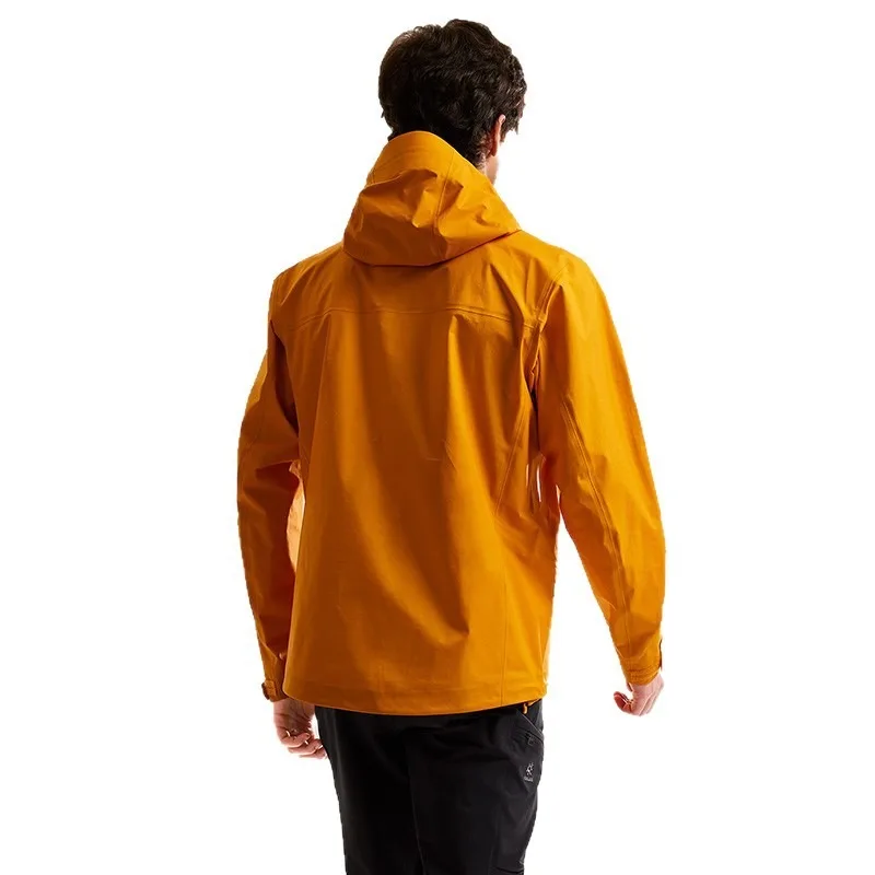 Unisex All-Weather Hardshell Jacket, Waterproof Windproof Breathable Mountaineering Coat for Hiking