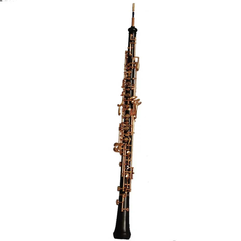 Professional high quality ebony gold plated c oboe instrument