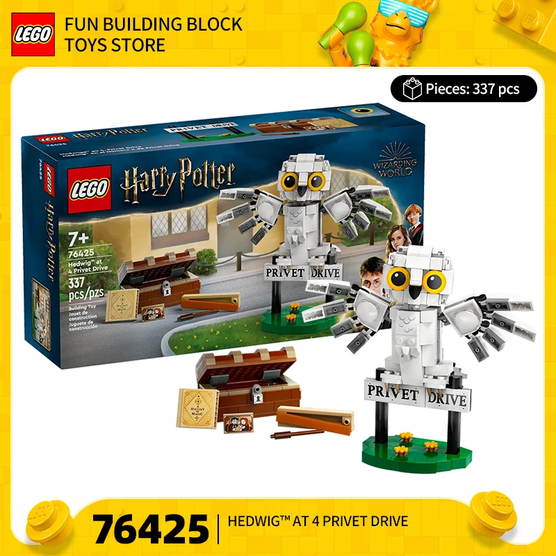 

LEGO 76425 Privet Drive 4 Hedwig, строительные блоки для мальчиков и девочек, детская игрушка в подарок