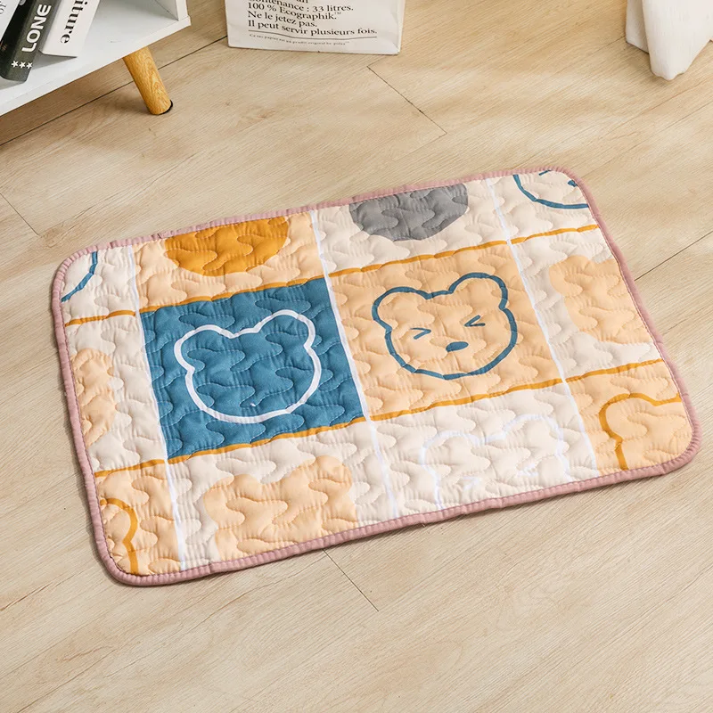 Anti Slip Pet Mat Dog Mat Sleeping Special Cotton Cat Sleeping Mat Summer Comfortable and Breathable Carpet Pet Products