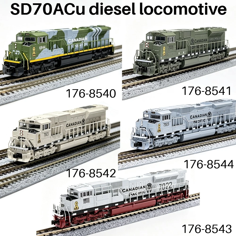 KATO N Type 1/160 Scale Train Model Pacific SD70ACu Military Commemorative Paint Scheme Collectible Railway Model Adult Toy Gift