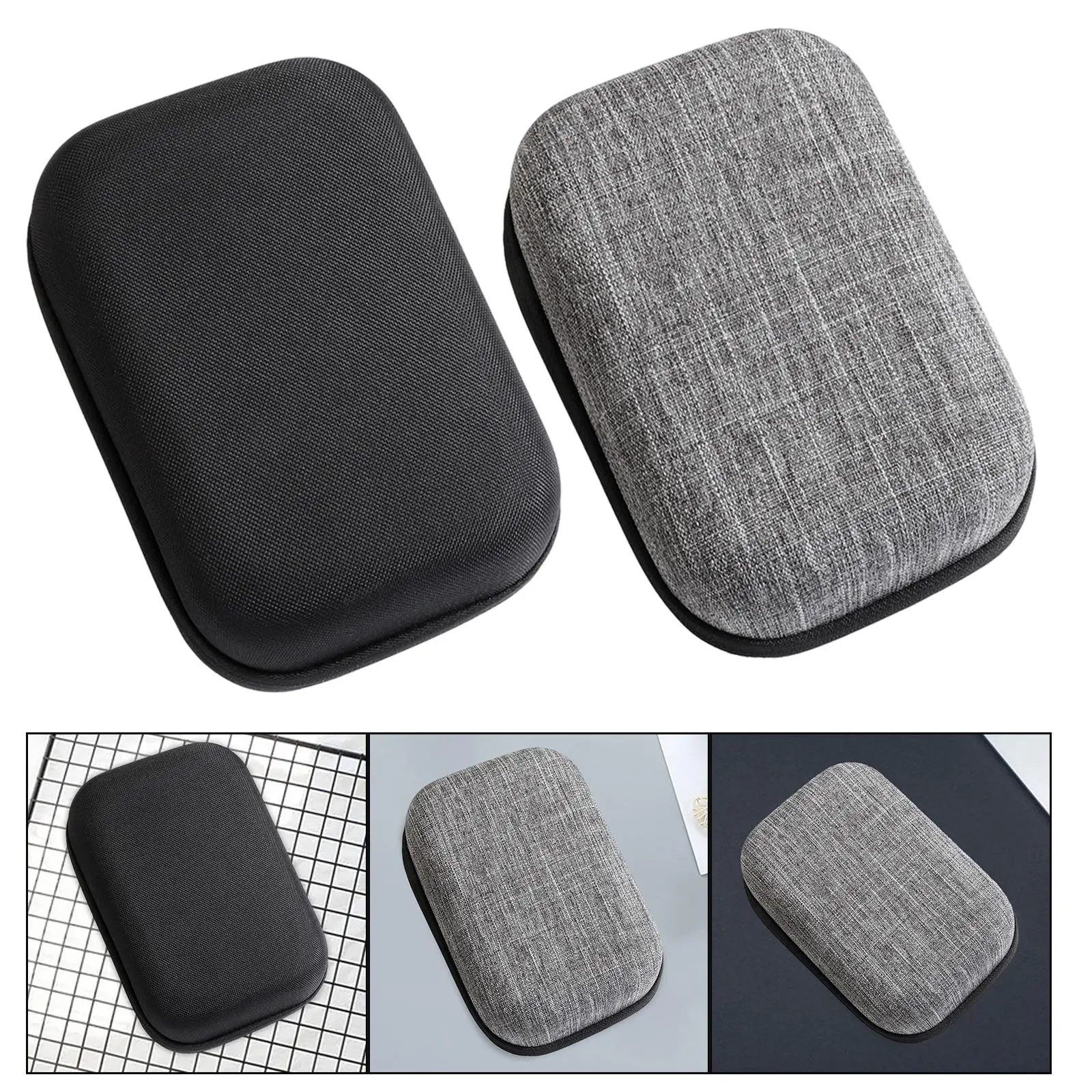 Hard Storage Case Dustproof Protective Pouch Waterproof Travel Bag for Upper Arm Pressure Monitor (Case Only)