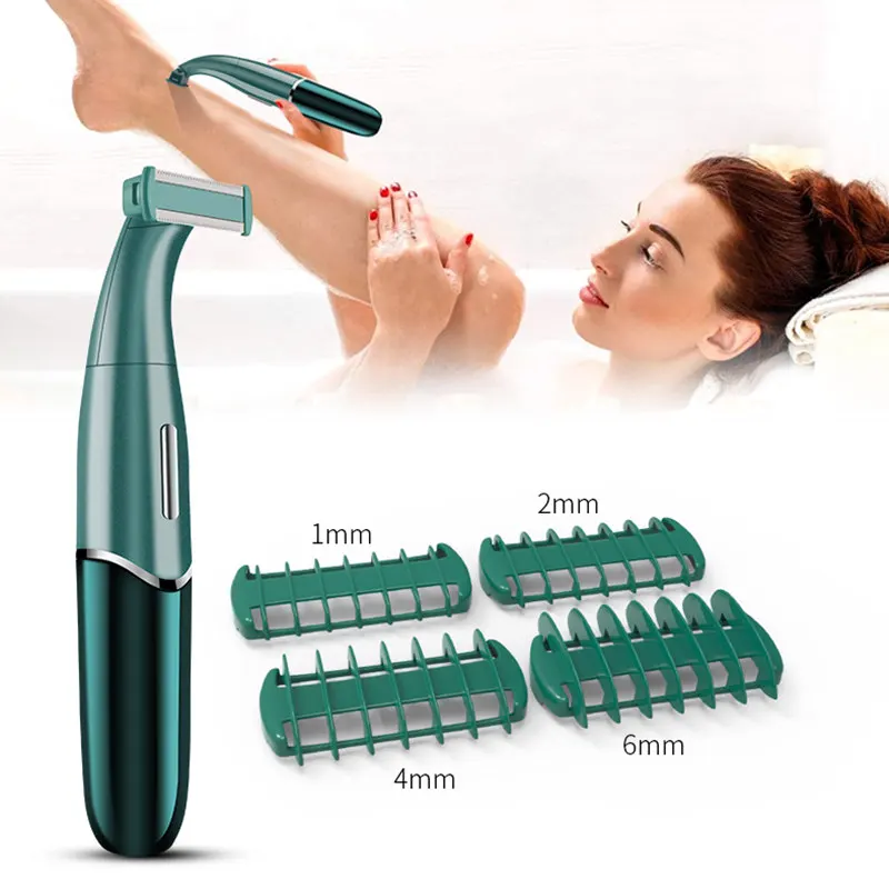 4 in 1 aree intime taglio di capelli rasoio donna linea Bikini sfere di rasoio sensibili uova peli pubici rasatura Trimmer viso barba Clipper