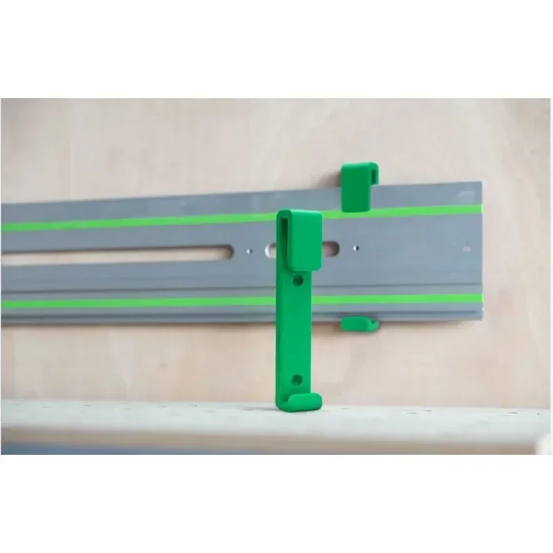 Track Rack Guide Rai Guide Rail Holders For Festool Track Saw Guide Organizer Fixed Seat 2/4pcs(Only Fixed Bracket)