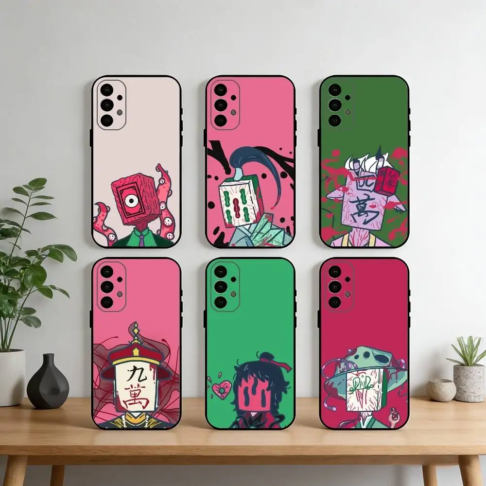 

Mahjong Phone Case For Samsung S25,S24,S21,S22,S23,S30,Ultra,S20,Plus,Fe,Note,10,9,5G Black Cover