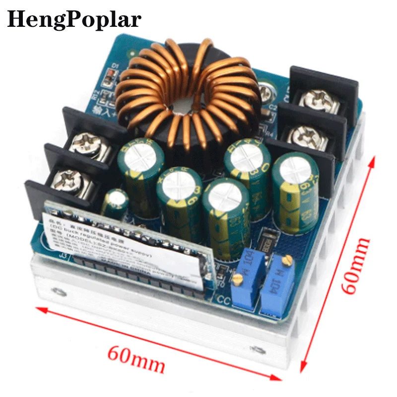 DC-DC 400W High-power Step Down Buck Converter DC 10V-60V Constant Voltage Constant Current Adjustable Power Supply Module