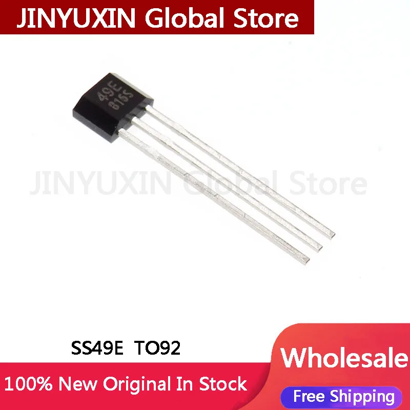 20-100Pcs New Original 49E Hall element SS49E OH49E TO92S Hall sensor Hall Effect Sensor new Chip In Stock Wholesale