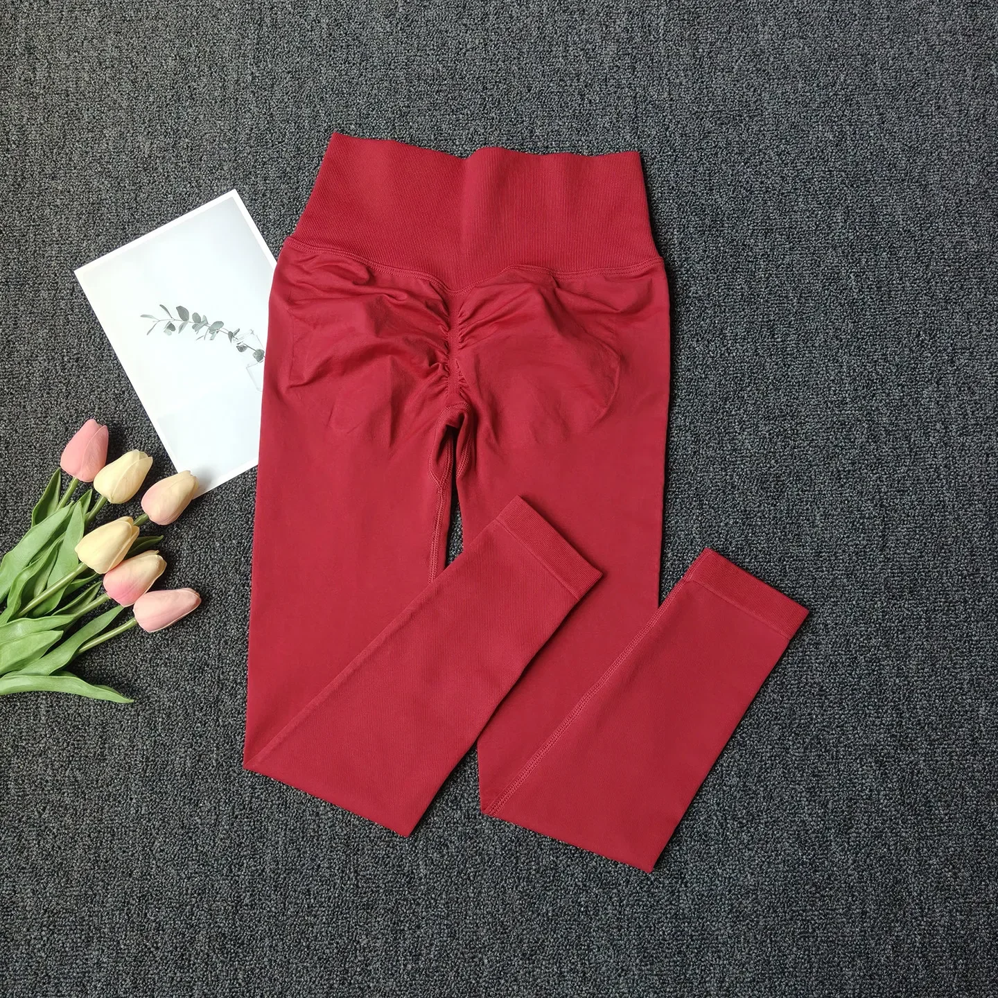 High Waist Peach Hip Yoga Pants Hip Lifting Fitness Tight Sports Leggings Quick-Drying High Elastic Training Seamless Trousers