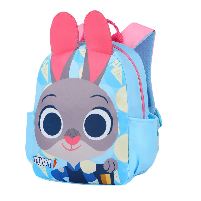 Imagem -06 - Disney-kindergarten Mochila para Meninos e Meninas Bolsas Escolares de Grande Capacidade para Crianças Judy Primary Student Presentes Ortopédicos Novos