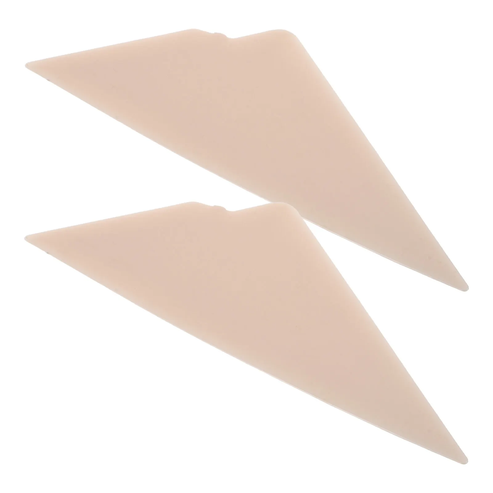 

Набор из 2-х пластиковых скребков с треугольным наконечником для автомобильной пленки, портативный инструмент для оклейки винилом, тонировки окон, удаления пузырьков и обработки краев без дефектов