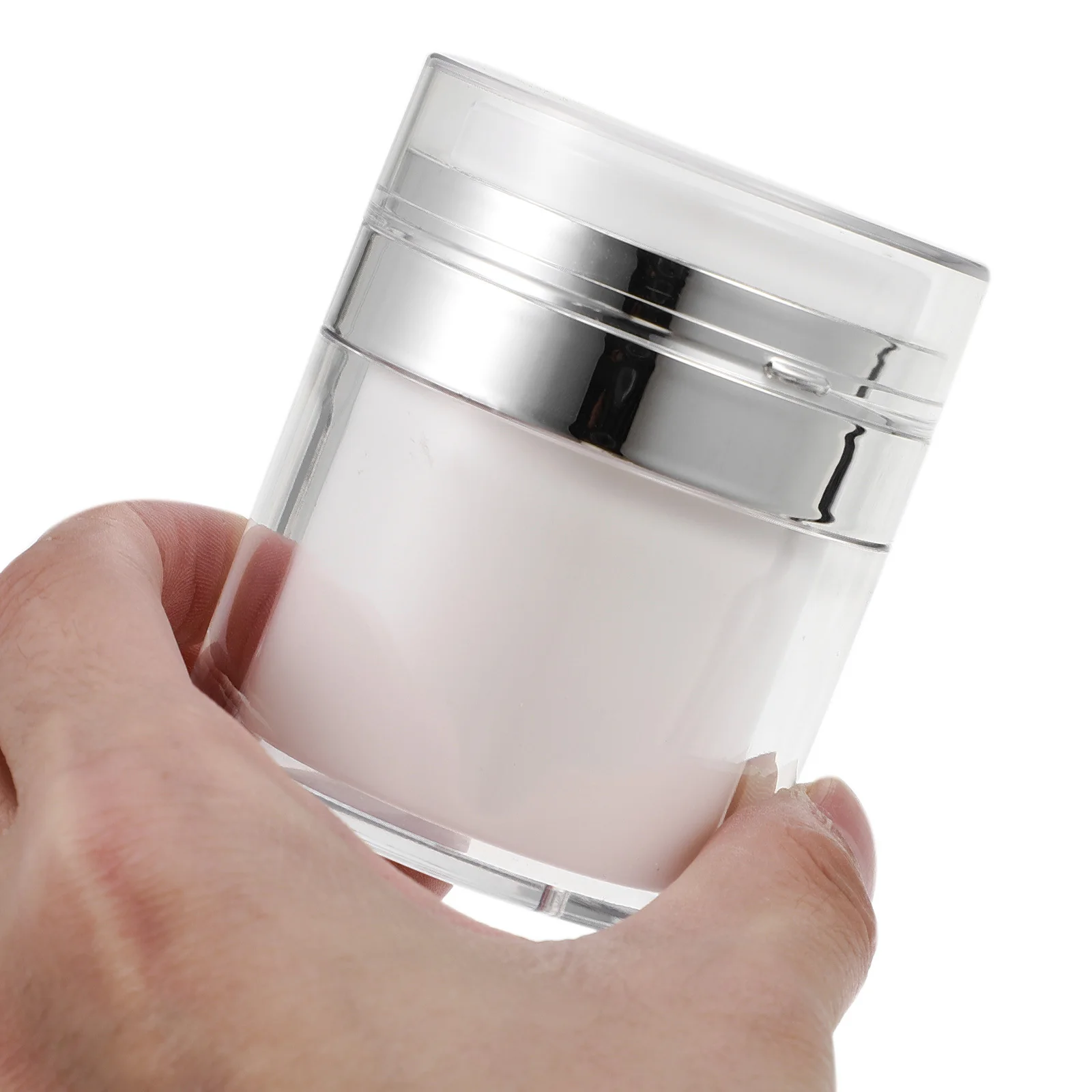 

3Pcs Airless Lotion Bottle Premium Multipurpose Pump Jars for Cream Lotion Essential Oils Travel Storage Container