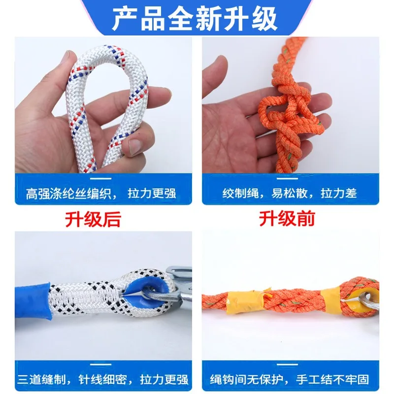 Adjustable 3‑Point Safety Harness Anti‑Fall Waist Strap Scaffolding Aerial Operation Safety Protection Belt