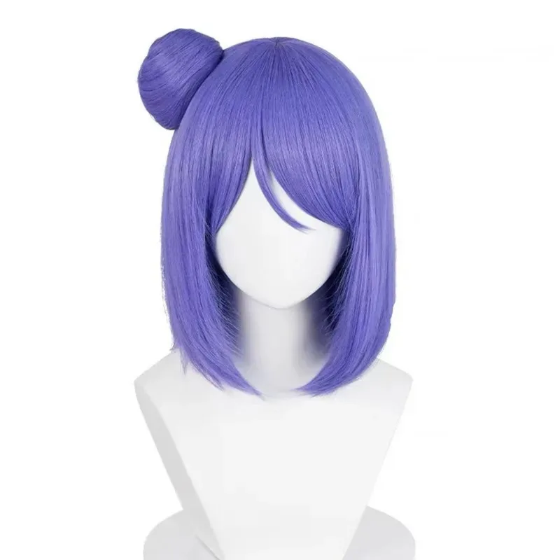 HOKAGE NINJA Konan Cosplay Wig Synthetic Short Straight Wig Anime Coser Cute Girl Heat Resistant Fiber High Quality Wig Party