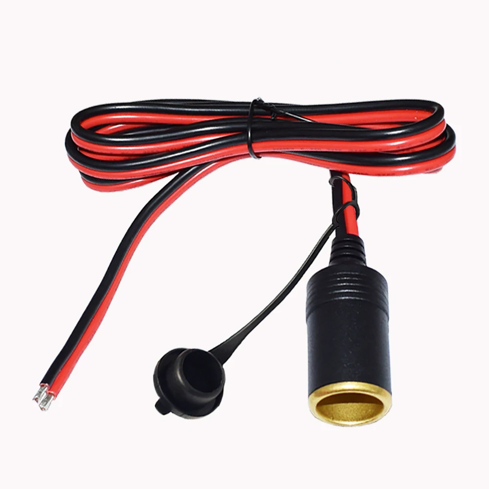 

Female Cigarette Lighter Socket Plug Cable 12V Car Replacement 4.9ft Cigar Cable Connector Adapter Charger Power Cord for GPS