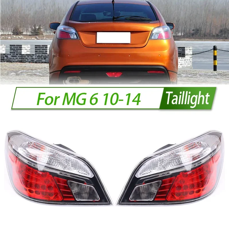 For MG 6 MG6 10-14 Car Taillight Assembly OEM Style Rear Lamp with Turn Signal Reverse Light Direct Fit Replacement Housing