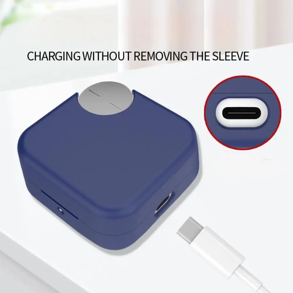 سيليكون حقيبة سماعة الاذن حامي المضادة للخدش سماعات الغطاء الواقي مع حلقة تسلق صندوق شحن الجلد ل CMF Buds Pro 2 #5