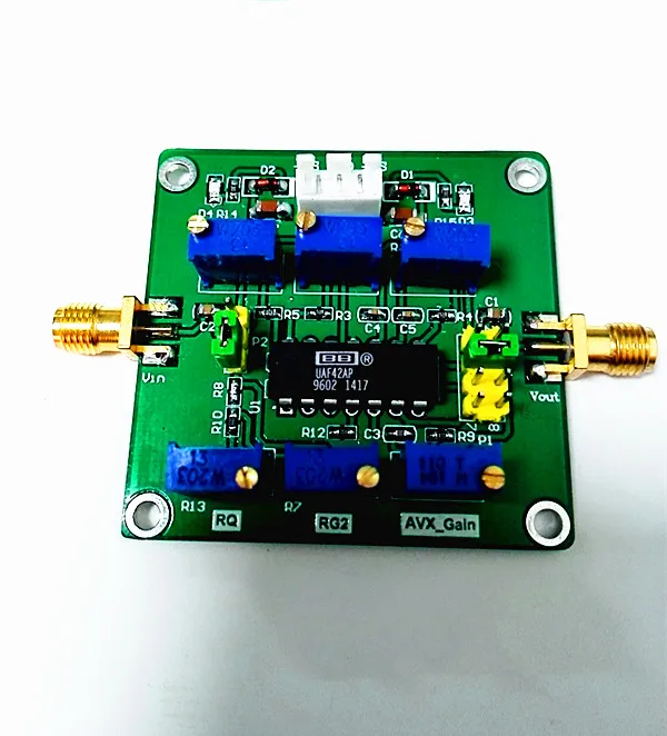 UAF42 Active High Pass Low Pass Band Pass Filter Frequency Gain Q Value Adjustable Filter General Filter