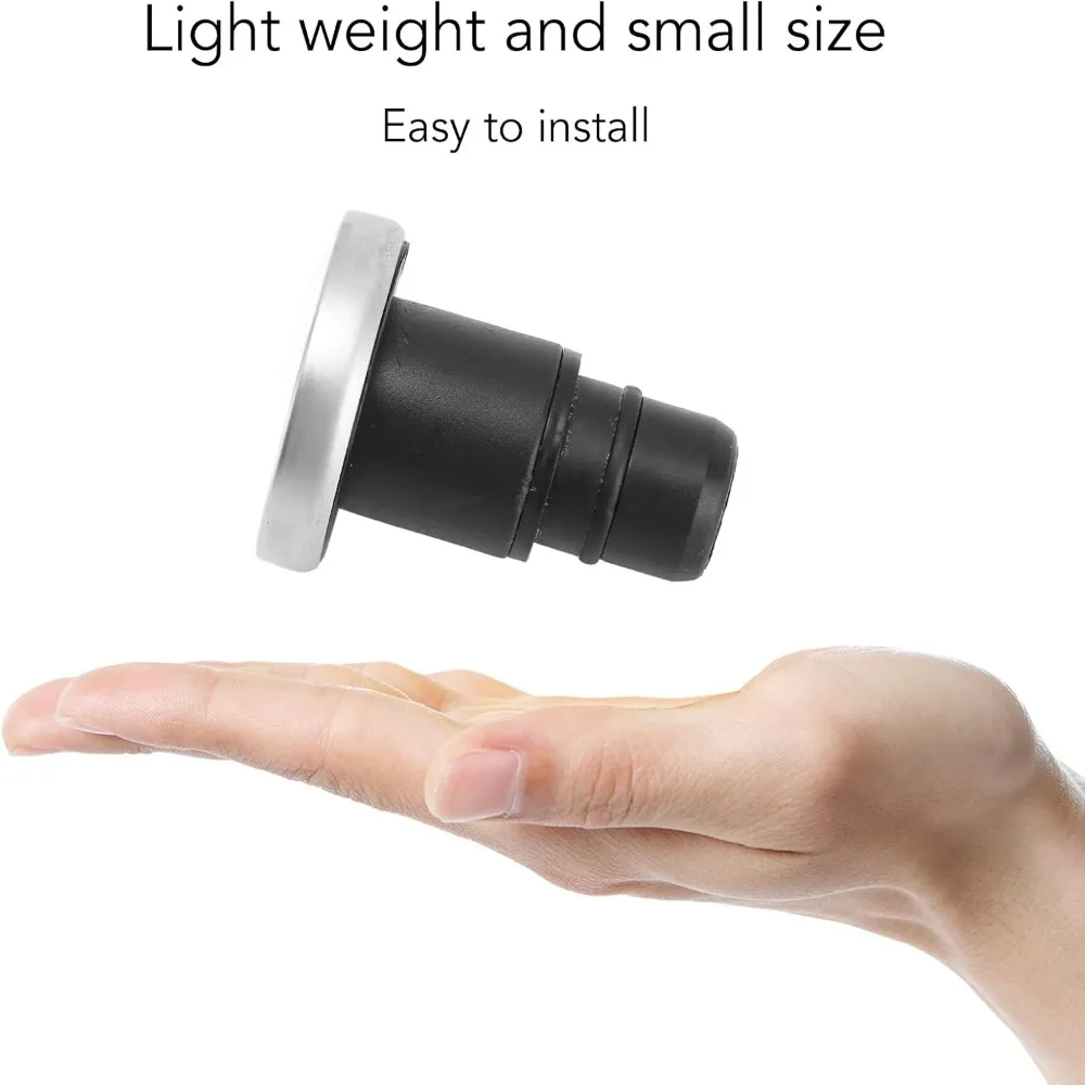 18mm Outer Diameter Massager Replacement Head Universal Size Stainless Steel Flat Head Stainless Steel Massage Head Lightweight