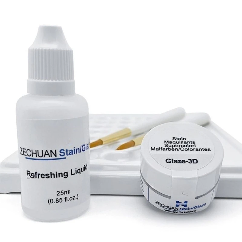 Dental glaze paste dyeing Universal kit zirconia porcelain modifier paste for dental lab crown restoration coloring supplies